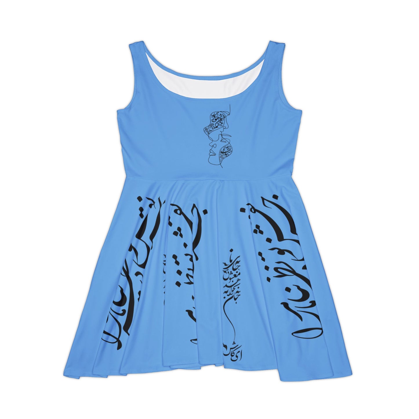 Copy of Women's Skater Dress with Persion Culture Poam