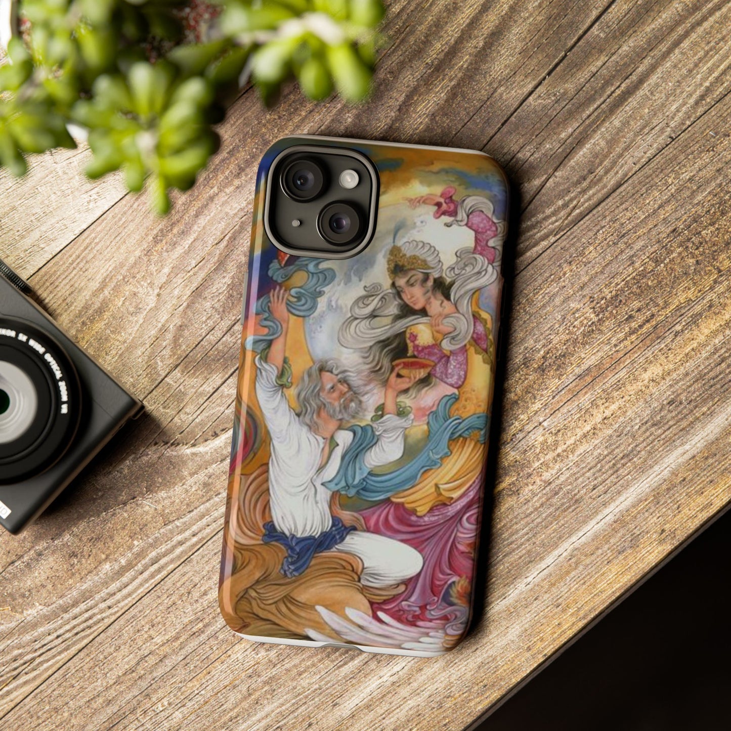 HOMAYE OWJ-E SA’ADAT – MYTHICAL PERSIAN MINIATURE ART PHONE CASE