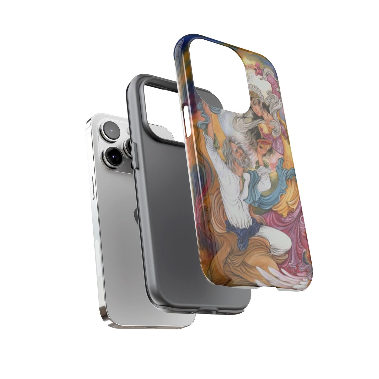 HOMAYE OWJ-E SA’ADAT – MYTHICAL PERSIAN MINIATURE ART PHONE CASE