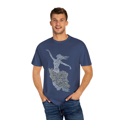 PERSIAN IRAN MAP WOMEN CALLIGRAPHY T-SHIRT