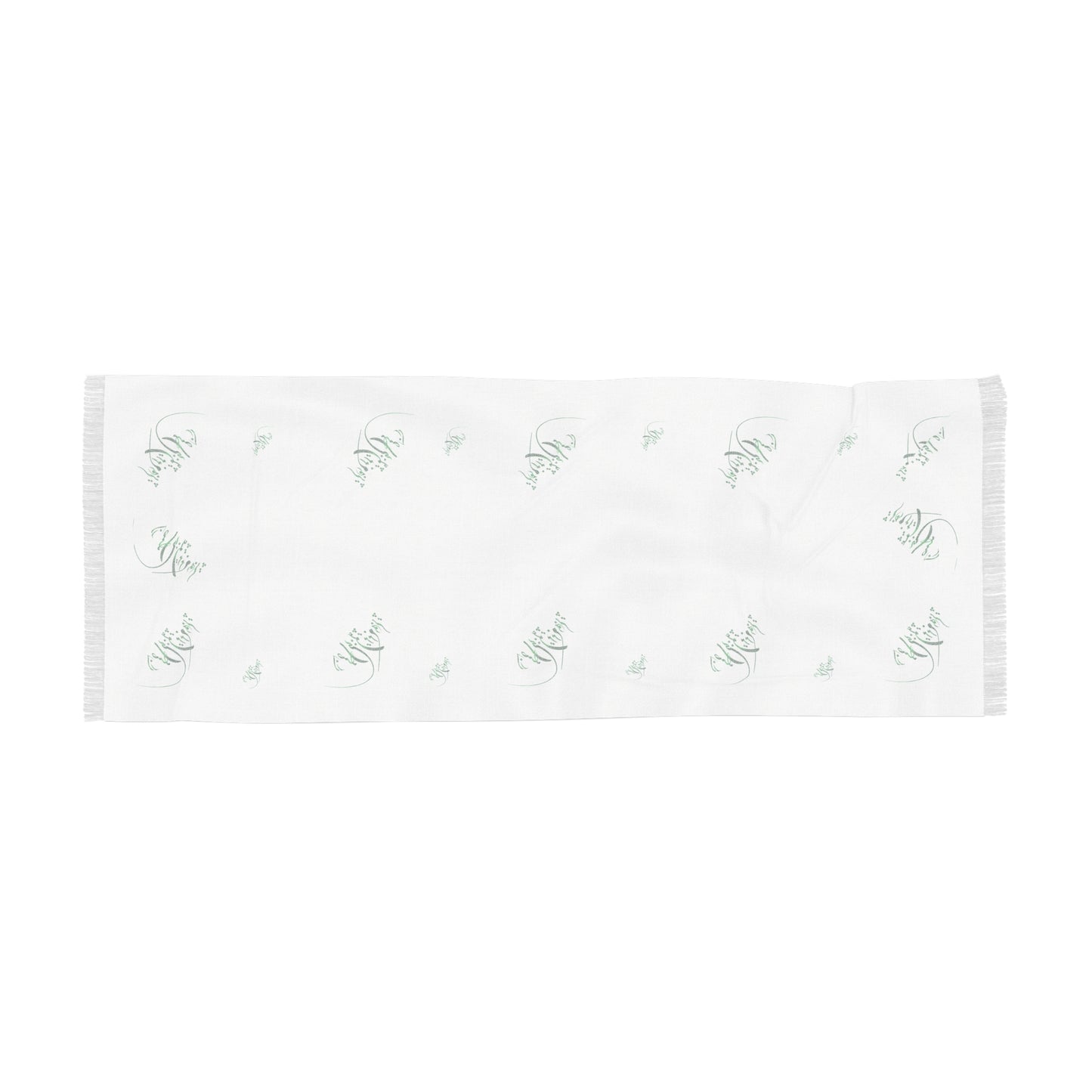 FARSI CALLIGRAPHY LIGHTWEIGHT FLORAL SCARF