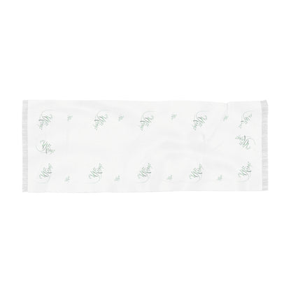 FARSI CALLIGRAPHY LIGHTWEIGHT FLORAL SCARF