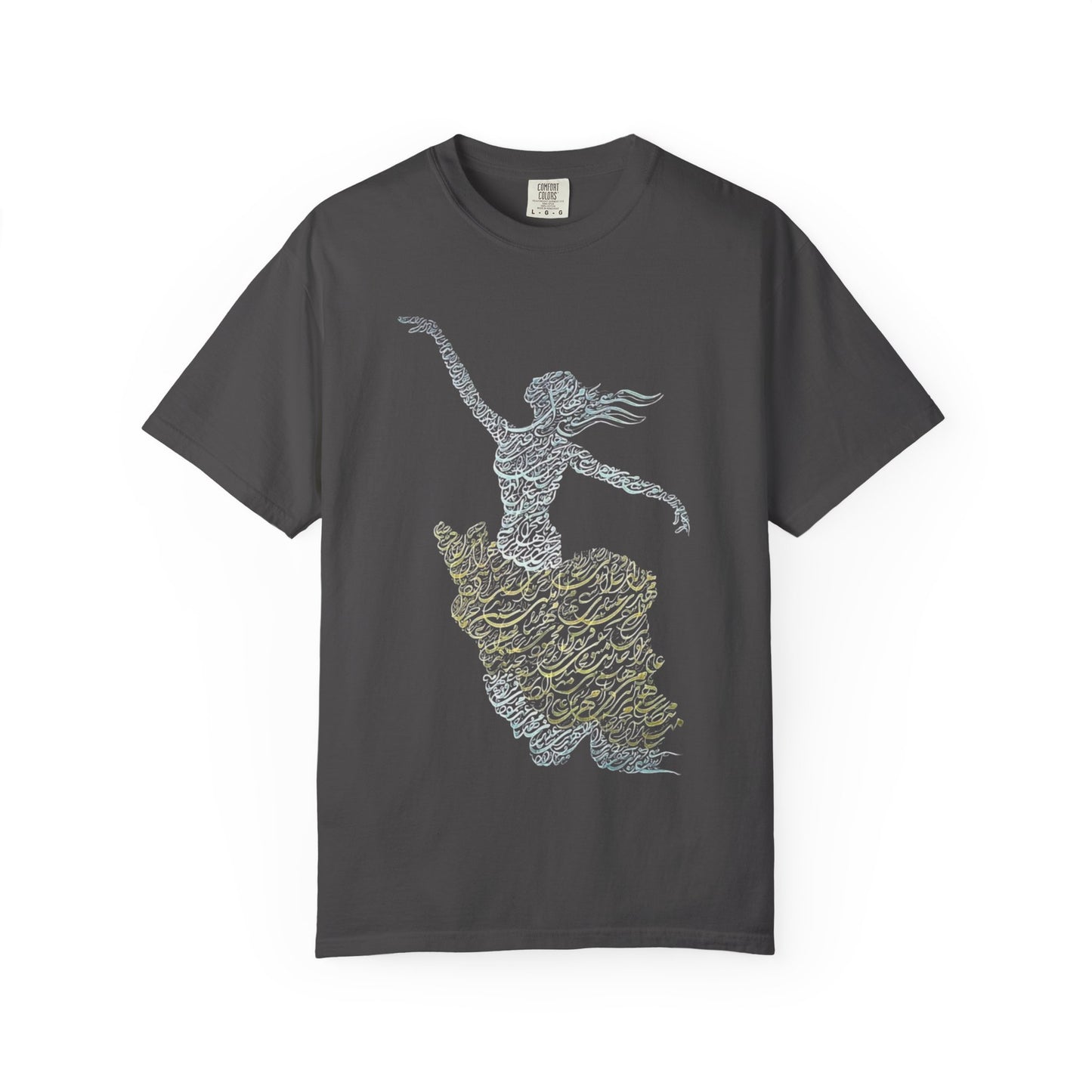 T-SHIRT CALLIGRAPHIE FEMME CARTE IRAN PERSE