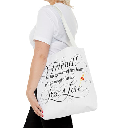 CUSTOM TOTE BAG WITH PERSIAN POEM