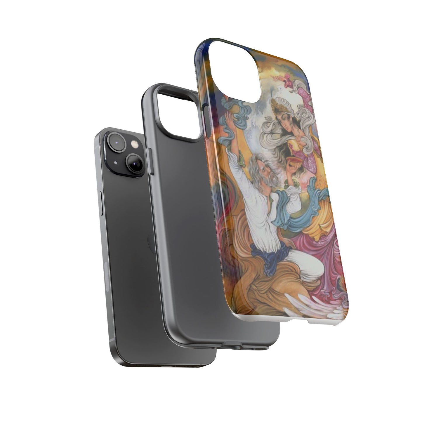 HOMAYE OWJ-E SA’ADAT – MYTHICAL PERSIAN MINIATURE ART PHONE CASE