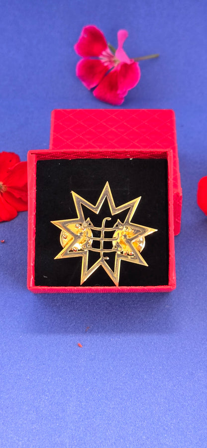 GREATEST NAME BAHAI PIN Brooche SMALL/LARGE
