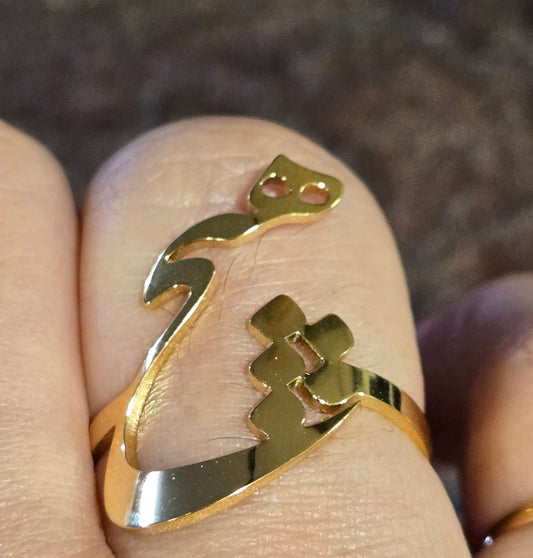 FARSI CALLIGRAPHY HICH RING | STAINLESS STEEL