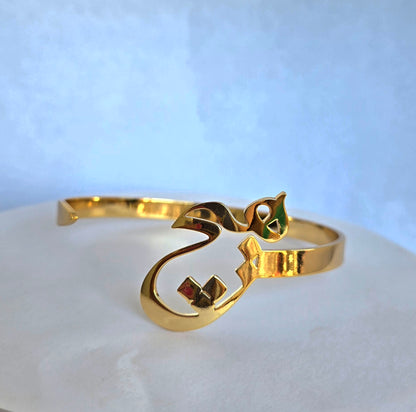 18K GOLD PLATED HICH BRACELETS & Ring