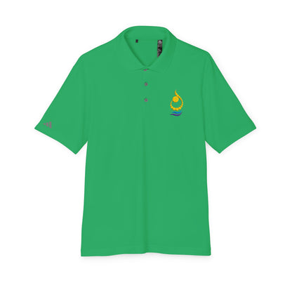 N ALPHABET ADIDAS POLO | ن EMBROIDERED DESIGN