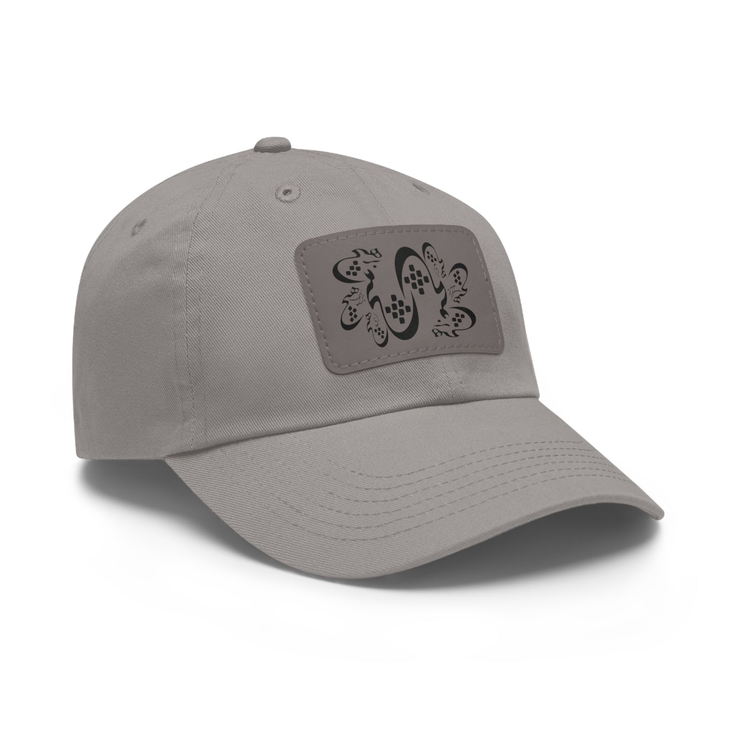 Persion Calligraphy Dad Hat with Leather Patch هیچ