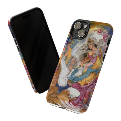 HOMAYE OWJ-E SA’ADAT – MYTHICAL PERSIAN MINIATURE ART PHONE CASE