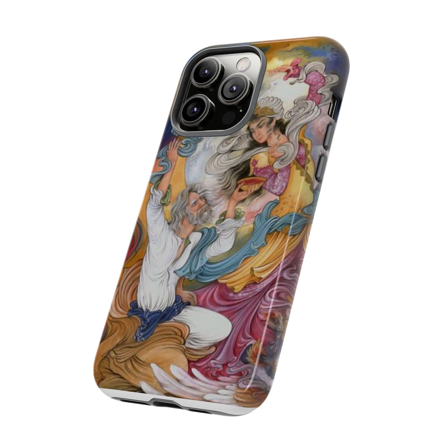 HOMAYE OWJ-E SA’ADAT – MYTHICAL PERSIAN MINIATURE ART PHONE CASE
