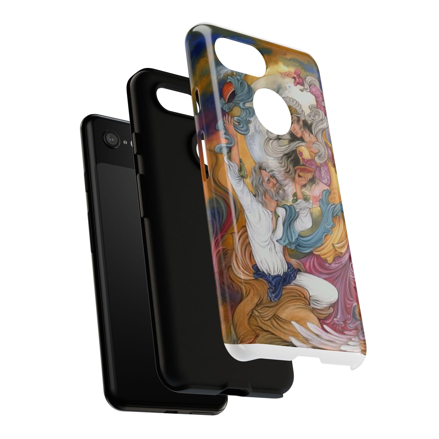 HOMAYE OWJ-E SA’ADAT – MYTHICAL PERSIAN MINIATURE ART PHONE CASE