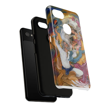 HOMAYE OWJ-E SA’ADAT – MYTHICAL PERSIAN MINIATURE ART PHONE CASE