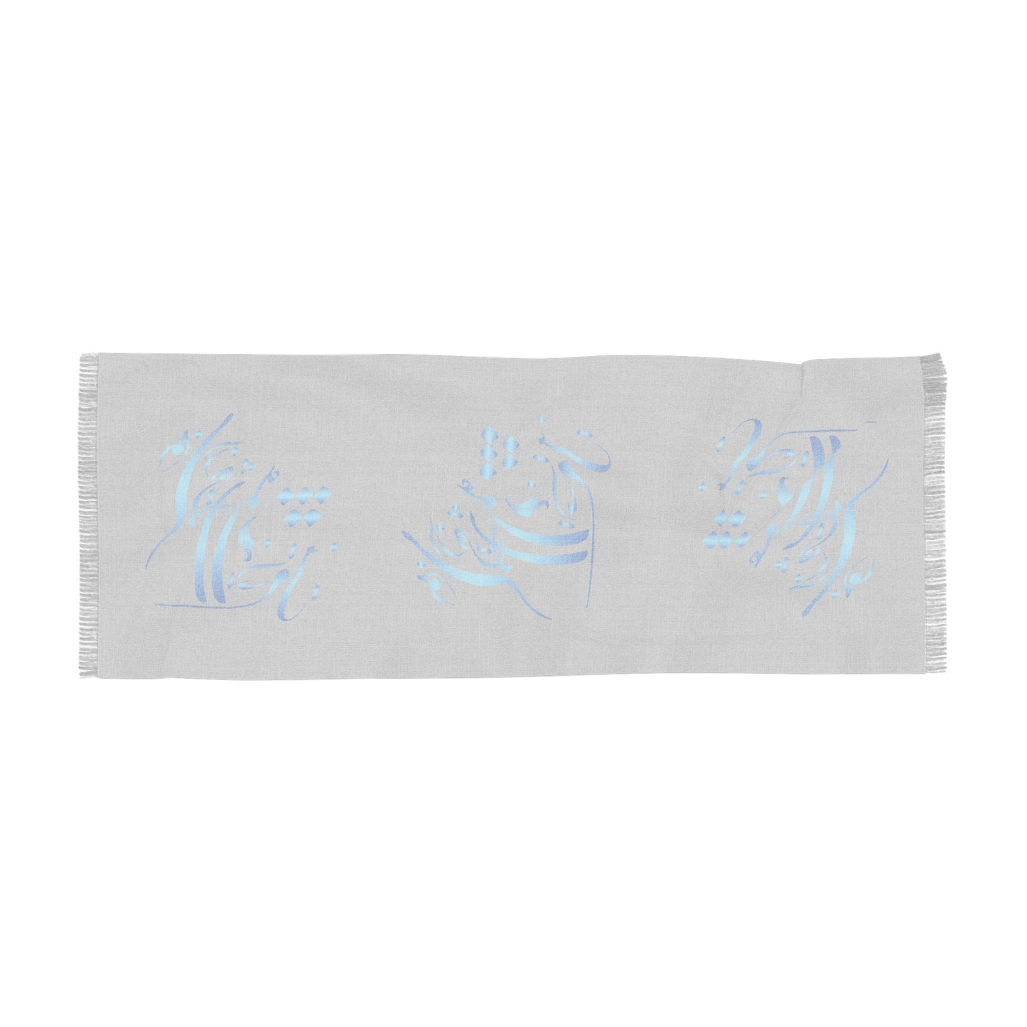 Light Scarf with Persion Calligraphy خوشتر از ایام عشق ایام نیست