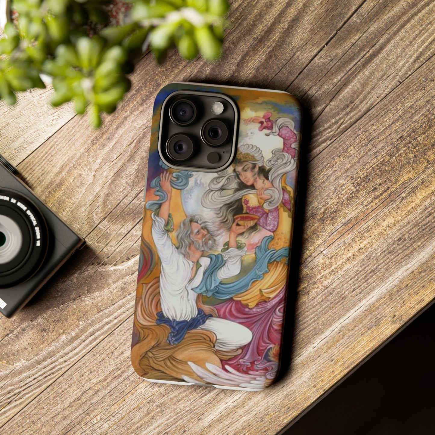 HOMAYE OWJ-E SA’ADAT – MYTHICAL PERSIAN MINIATURE ART PHONE CASE