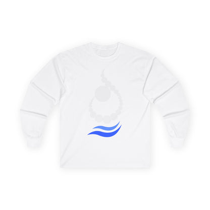 RELAXED WAVE LETTER “N / ن” LONG SLEEVE TEE