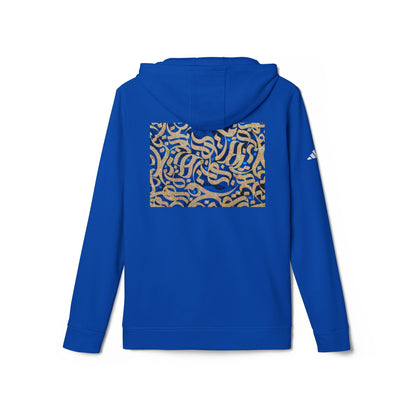ADIDAS UNISEX FLEECE HOODIE — RUMI POETRY DESIG
