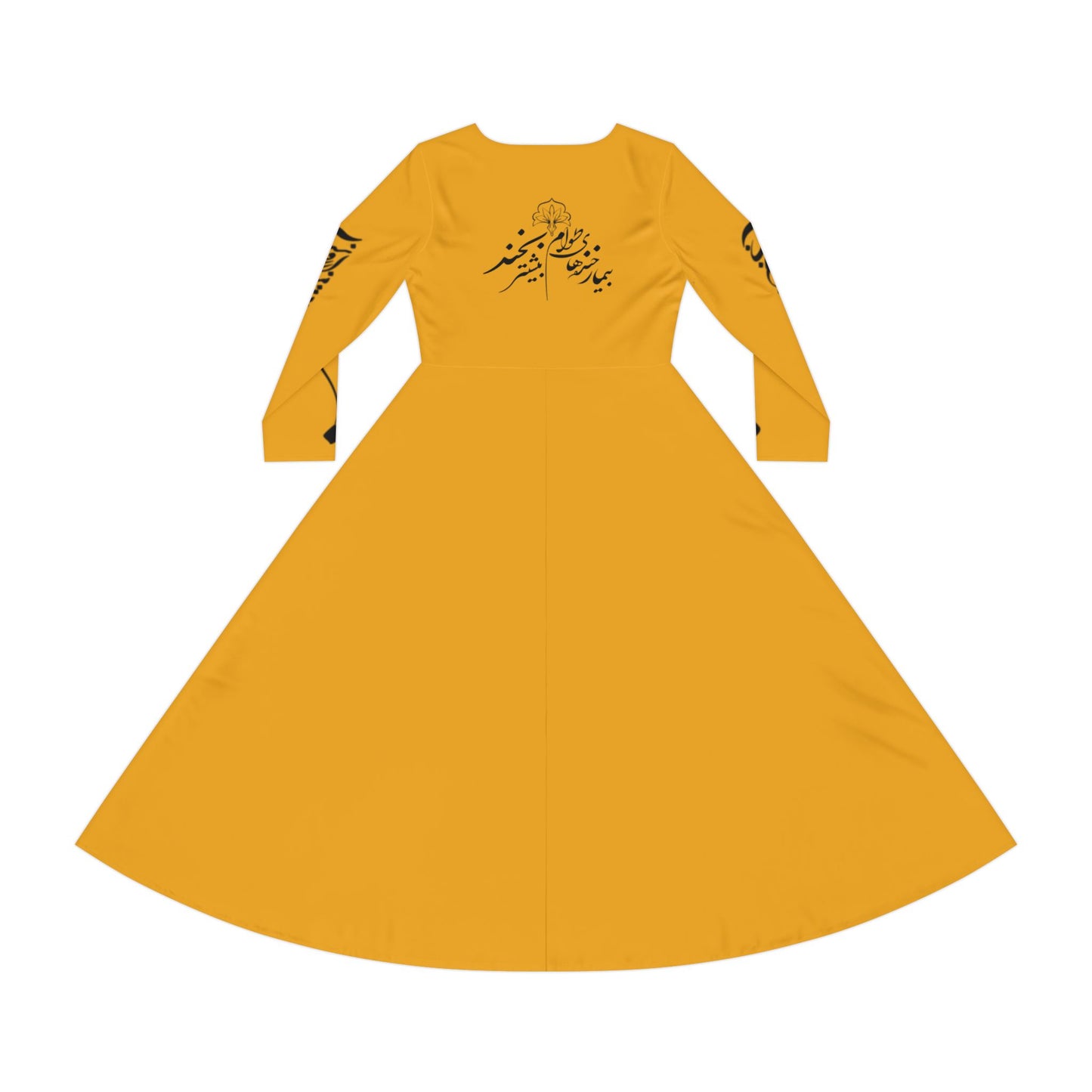 PERSIAN CALLIGRAPHY DANCE DRESS
