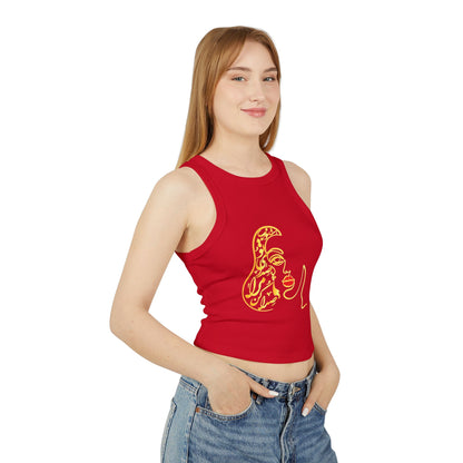 Women's Micro Rib Racer Tank Top