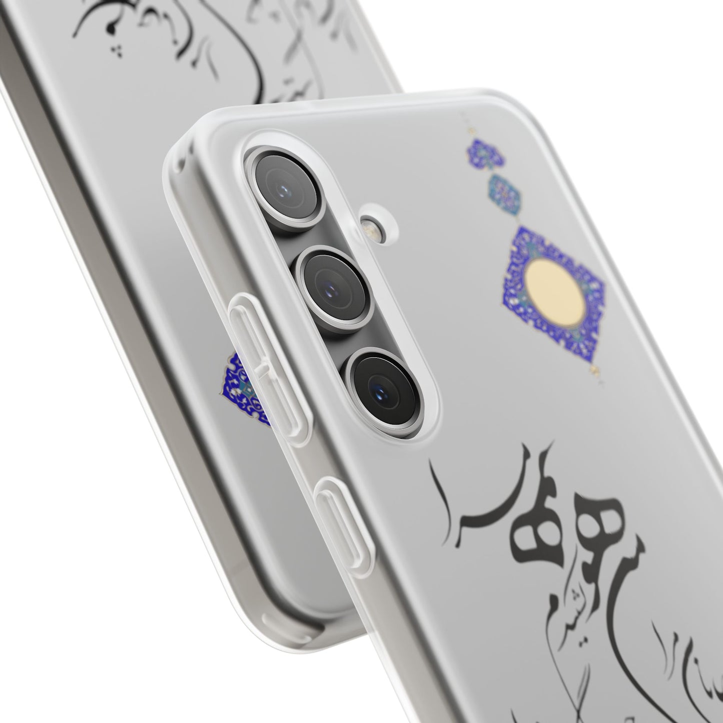 FLEXI PHONE CASE – PERSIAN CALLIGRAPHY RUMI POEM « من هو کشیدم هو مرا من جان شدم جانان مرا