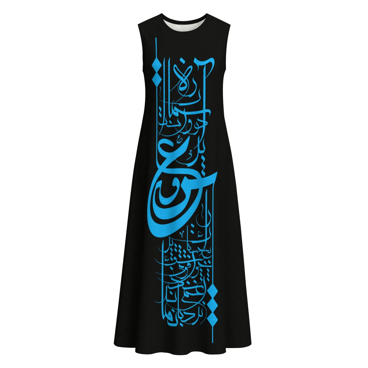 PERSIAN POETRY LOVE COTTON DRESS