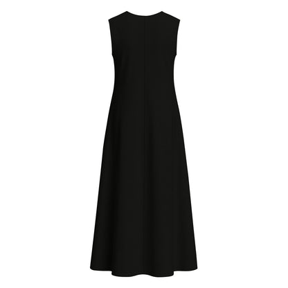 PERSIAN POETRY SLEEVELESS COTTON DRESS