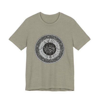 PERSIAN CALLIGRAPHY T-SHIRT | SAADI POETRY بنی آدم اعضای یکدیگرند