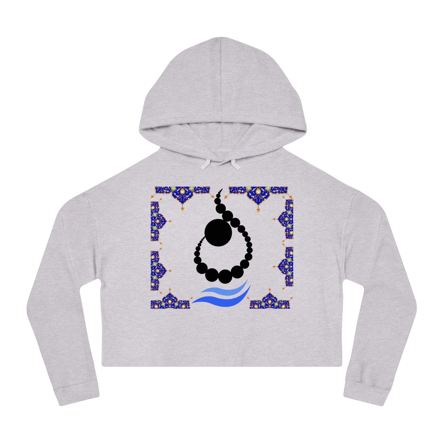 LATTER N & Tazhib Cropped Hoodie