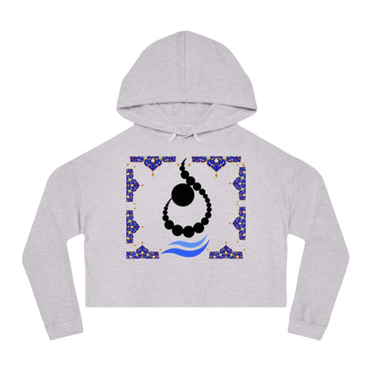 LATTER N & Tazhib Cropped Hoodie