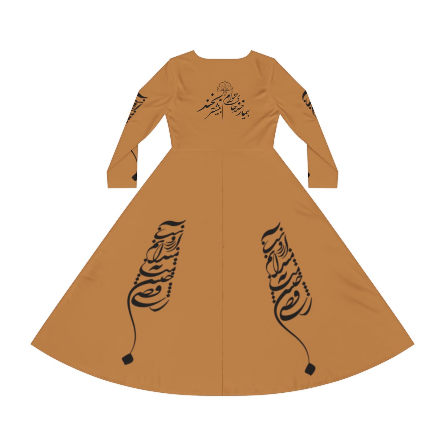PERSIAN CALLIGRAPHY DANCE DRESS