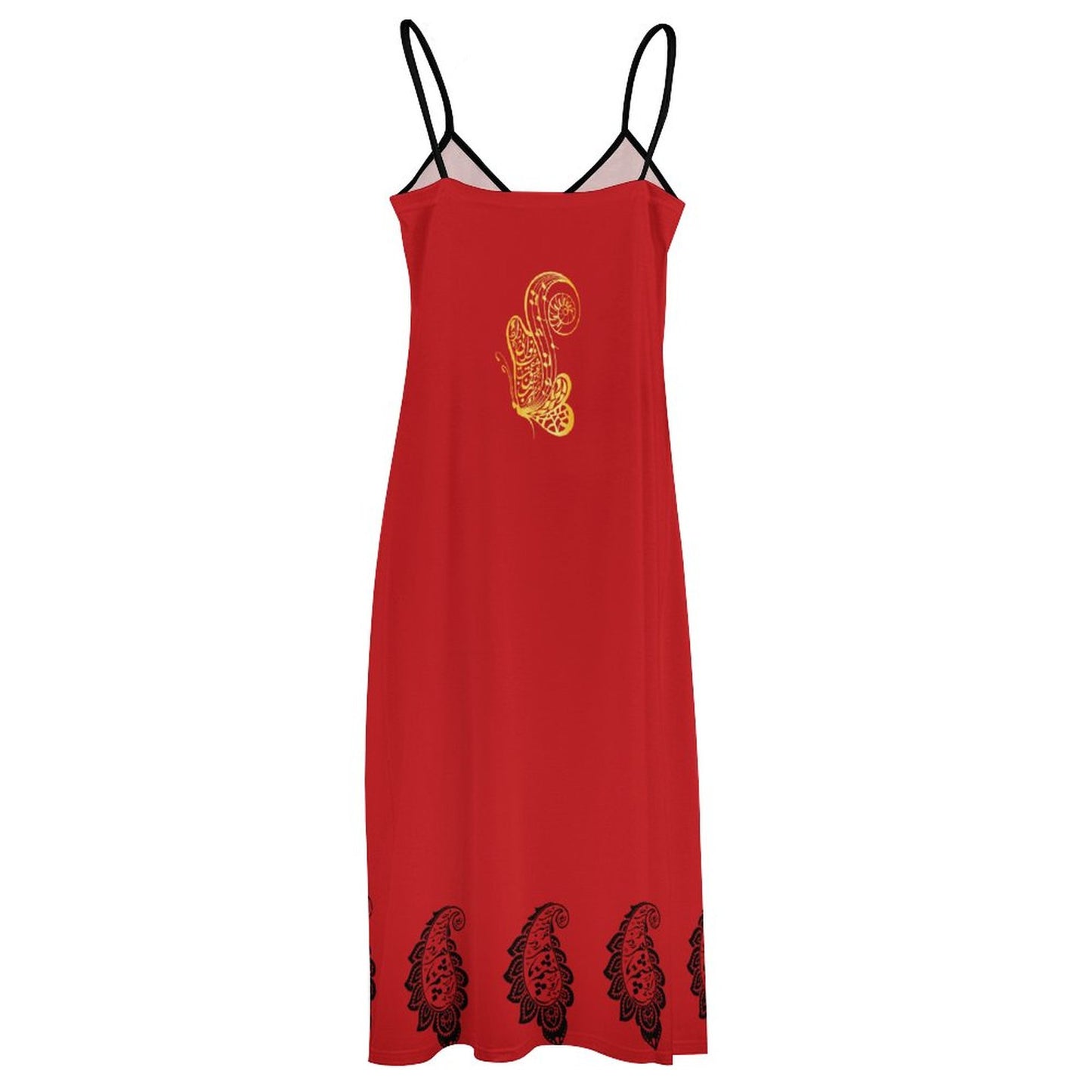 ANKLE-LENGTH SLIP DRESS BDQ