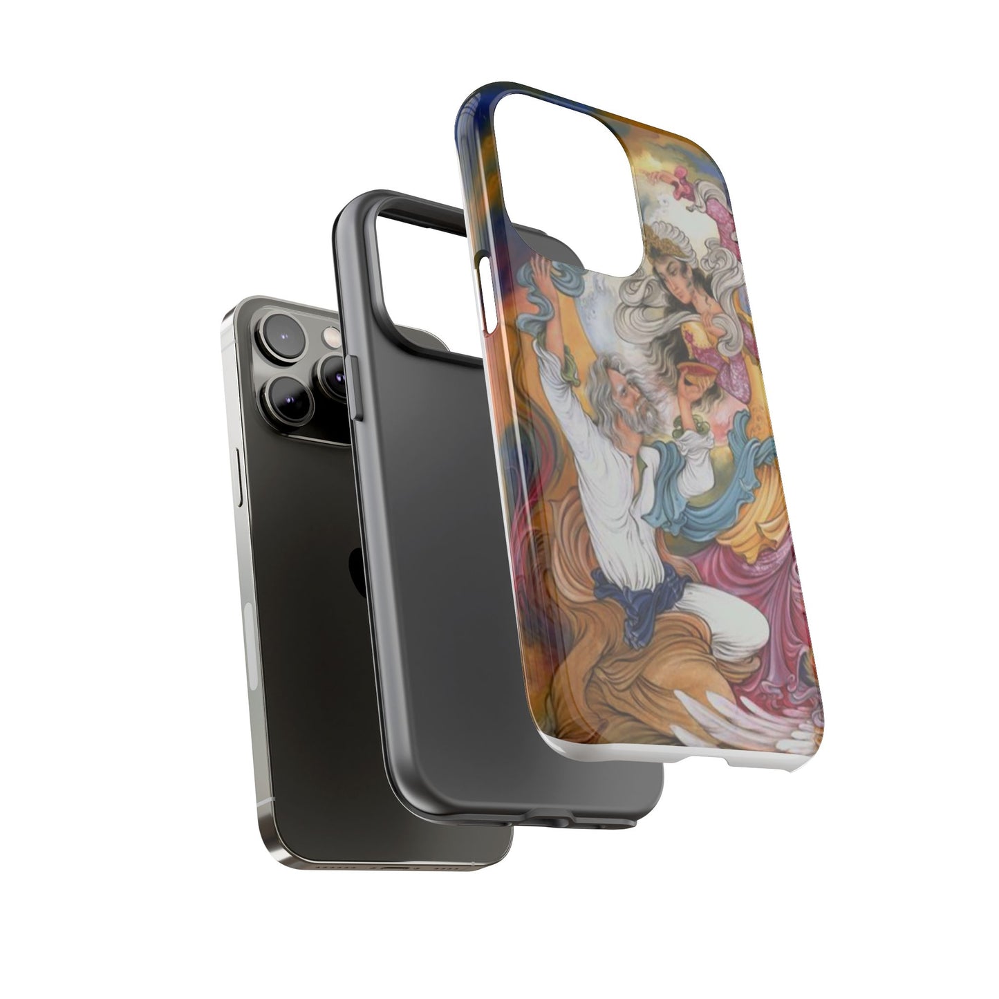 HOMAYE OWJ-E SA’ADAT – MYTHICAL PERSIAN MINIATURE ART PHONE CASE