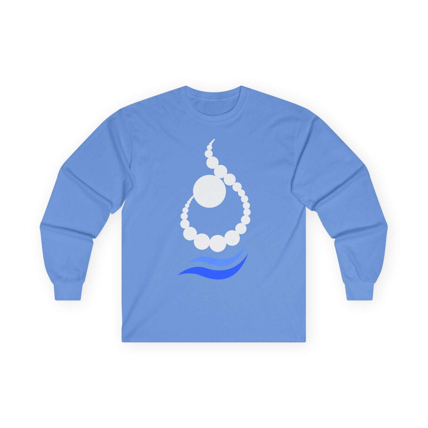 RELAXED WAVE LETTER “N / ن” LONG SLEEVE TEE