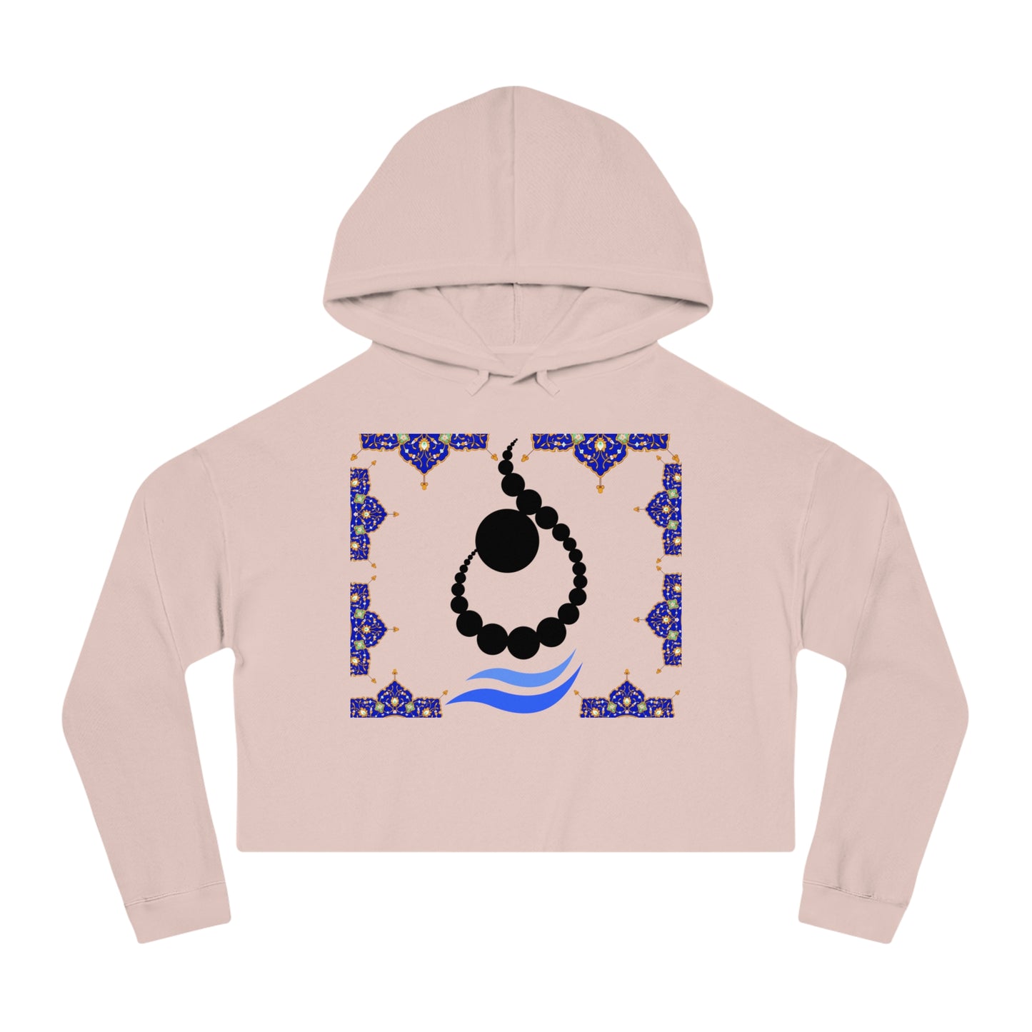 LATTER N & Tazhib Cropped Hoodie