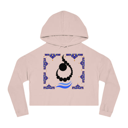 LATTER N & Tazhib Cropped Hoodie