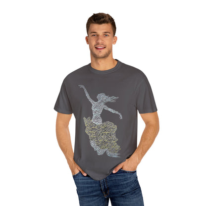 PERSIAN IRAN MAP WOMEN CALLIGRAPHY T-SHIRT