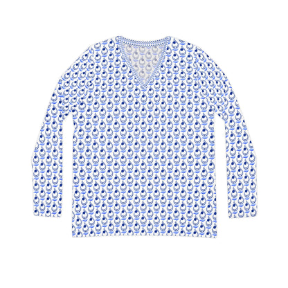 WOMEN'S V-NECK TOP ن LETTER "N"