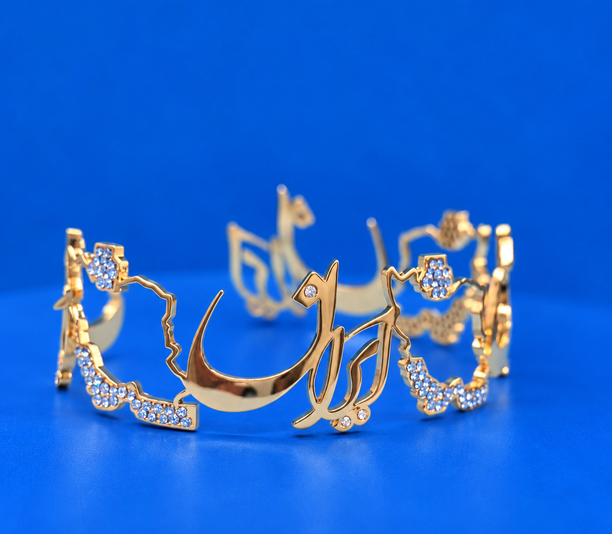 COLLECTION DE BIJOUX CARTE IRAN (Bleu)