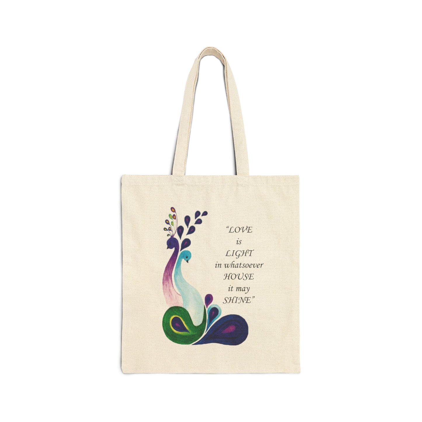 Cotton Canvas Tote Bag in Farsi & English