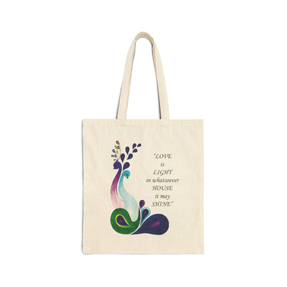 Cotton Canvas Tote Bag in Farsi & English