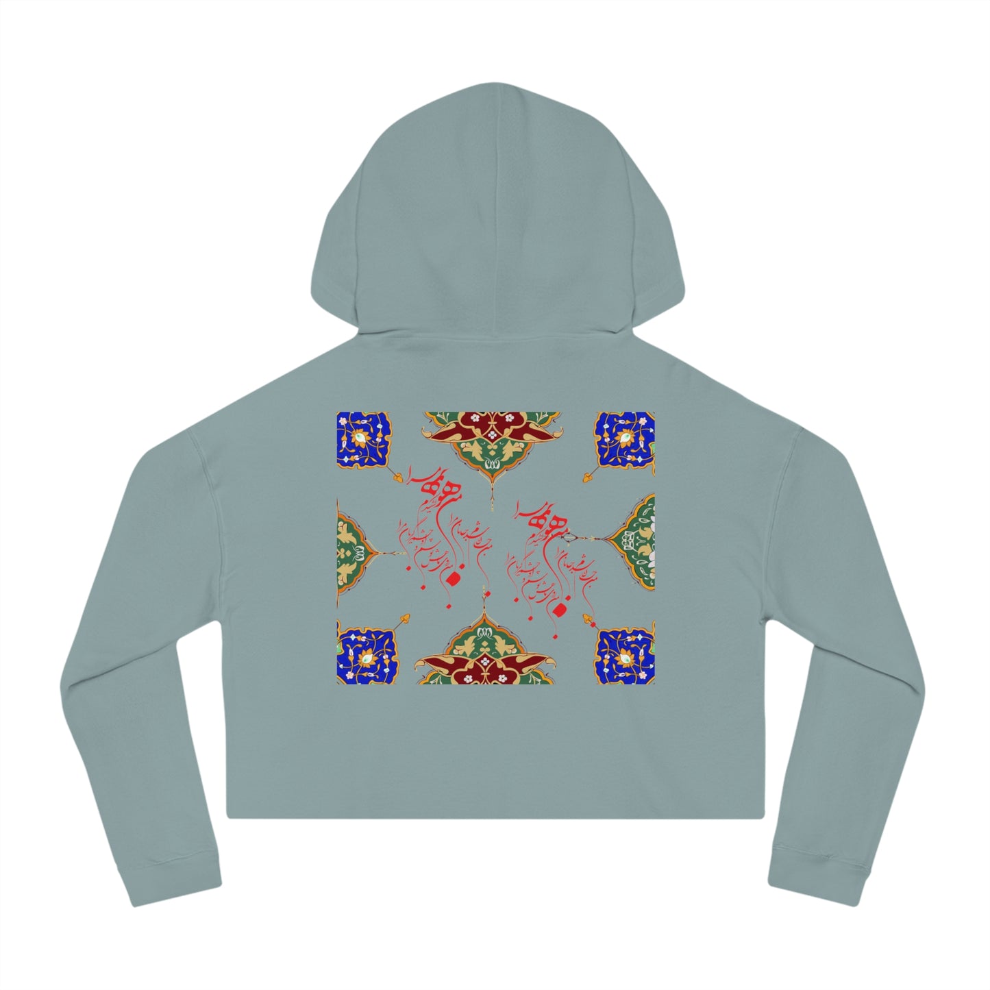 LATTER N & Tazhib Cropped Hoodie