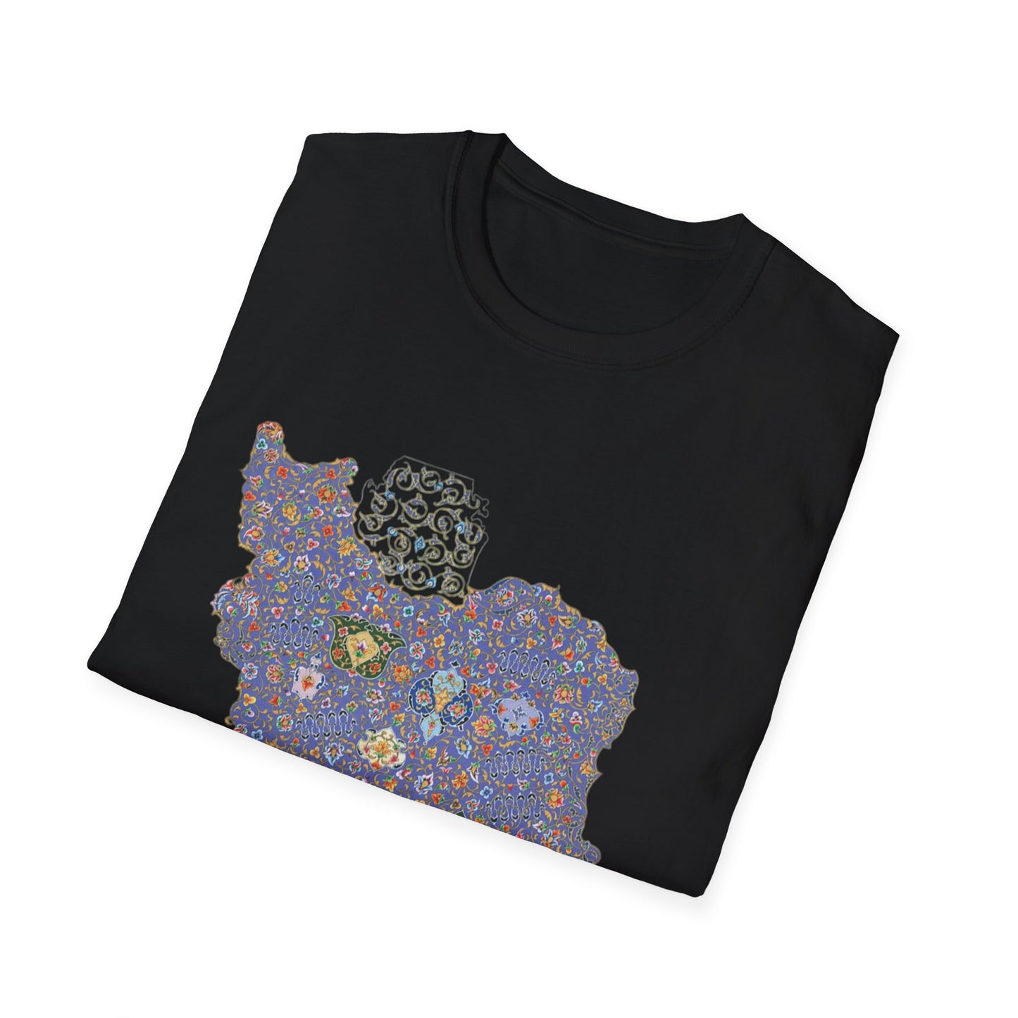 UNISEX IRAN MAP T-SHIRT WITH TAZHIB