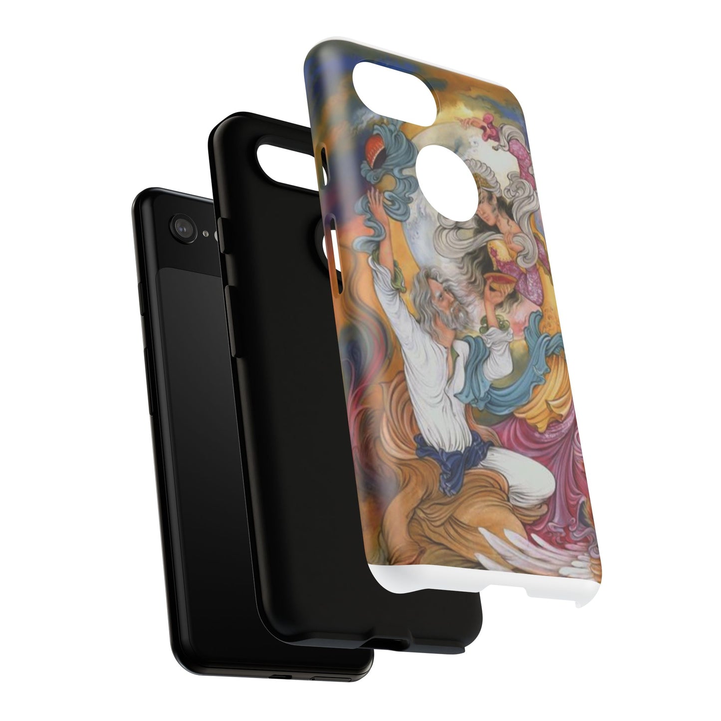 HOMAYE OWJ-E SA’ADAT – MYTHICAL PERSIAN MINIATURE ART PHONE CASE