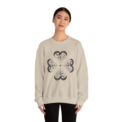 UNISEX FARSI CALLIGRAPHY HEART SWEATSHIRT: 'MAL MANI' BY MOEIN