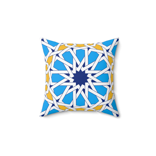 Spun Polyester Square Pillow Persion Design