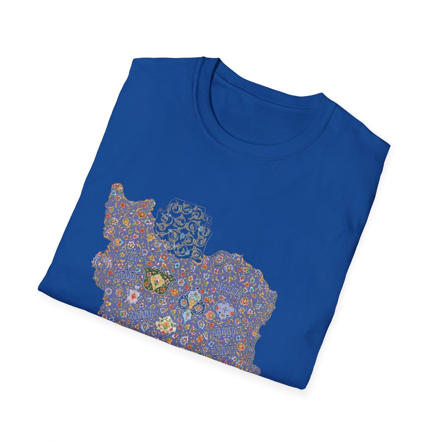 UNISEX IRAN MAP T-SHIRT WITH TAZHIB