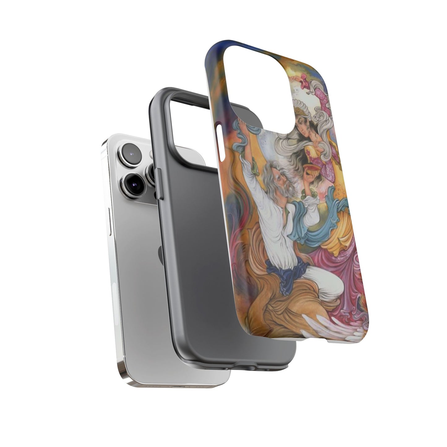 HOMAYE OWJ-E SA’ADAT – MYTHICAL PERSIAN MINIATURE ART PHONE CASE