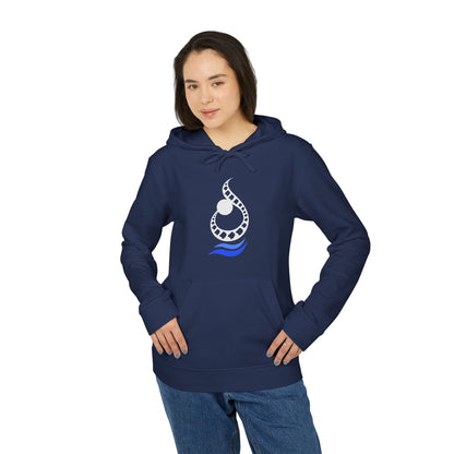 ADIDAS UNISEX FLEECE HOODIE | ن ALPHABET N EMBLEM