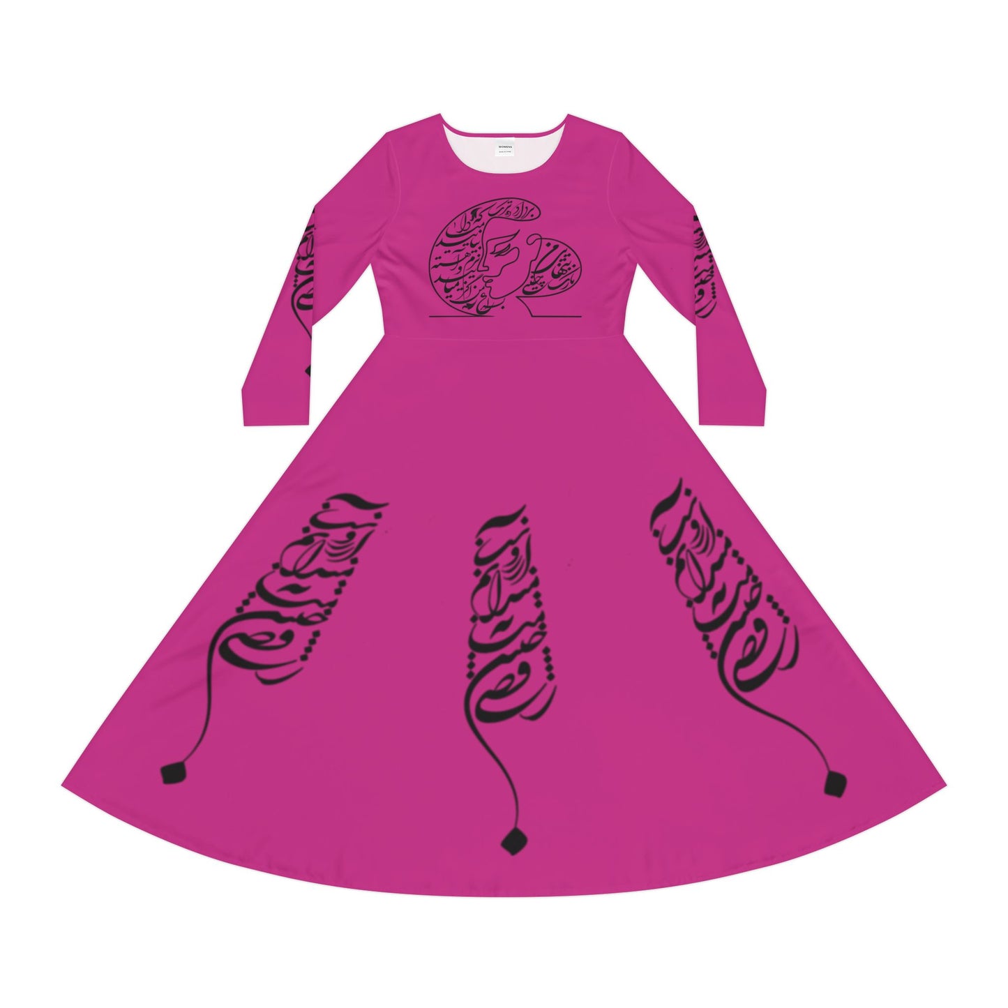 PERSIAN CALLIGRAPHY DANCE DRESS